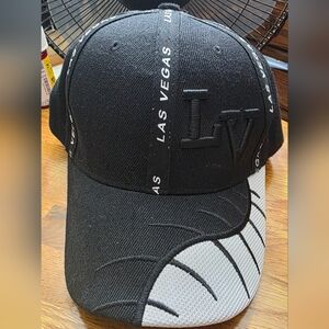 Chelona Las Vegas Hat All Black Strap Back One Size